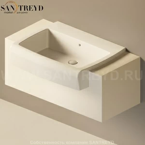 Flaminia UNA Консоль для раковины от 100 до 200 см бежевая UNA75C1.9003