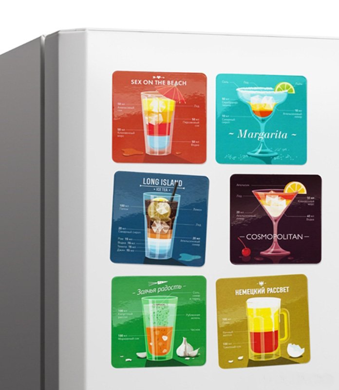 COCT Набор магнитов cocktail 6 шт. Melompo 