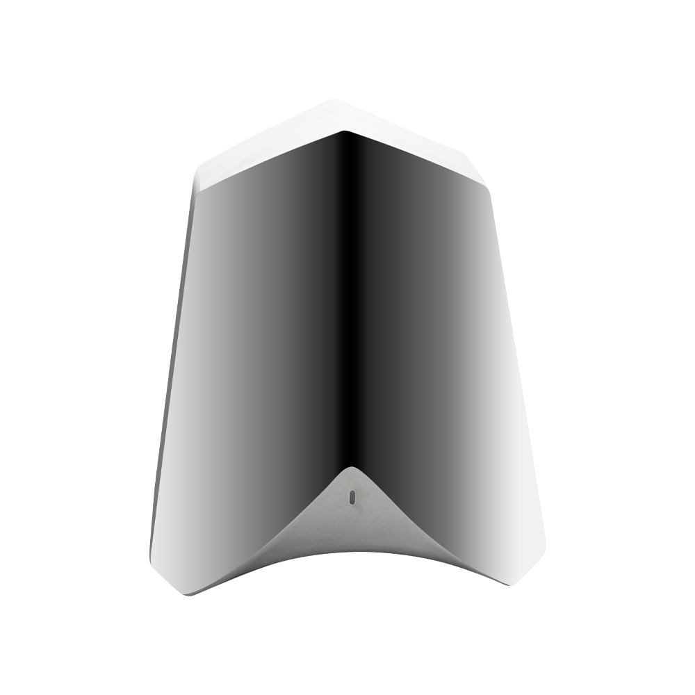 GFmark - Сушилка для рук, новая модель V-windblade - ПРЕМИУМ, 1100W, хромированная, из нержавеющей стали, антивандальная, код: 6869  - Вид №2