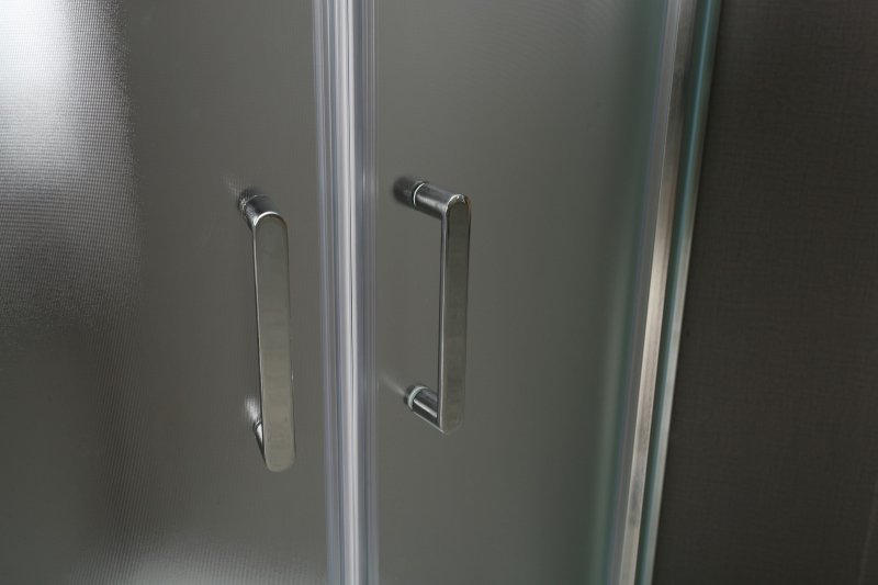 Душевая кабина без задних стенок BelBagno UNO-GL-R-2-90-C-Cr-TR - Вид №1