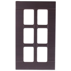 Витрина для шкафа Delinia «Тотеми» 60x35 см, МДФ, цвет чёрный 15075321 STLM-2028465