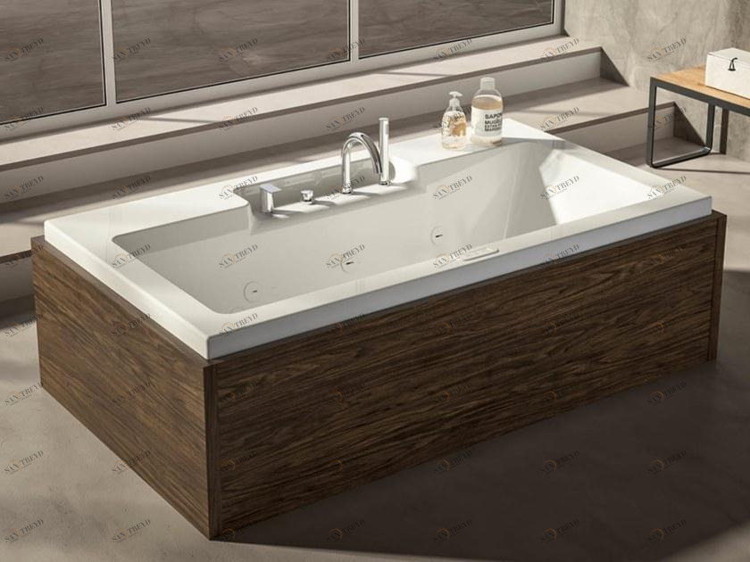 Albatros Отдельностоящая прямоугольная гидромассажная ванна Soreha 01so15bs 