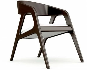 Prieto Studio Кресло из дерева со встроенной подушкой