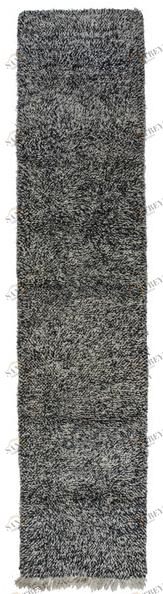 AFOLKI Прямоугольный однотонный ковер с длинным ворсом из шерсти Beni ourain Taa1163be