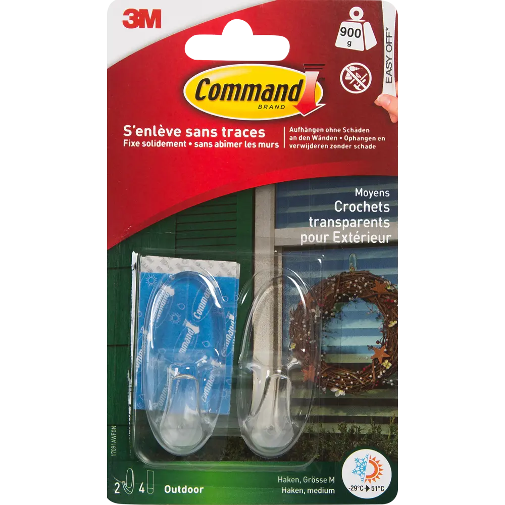 Крючок для улицы Command средний, 2 шт STLM-2103471 - Вид №3