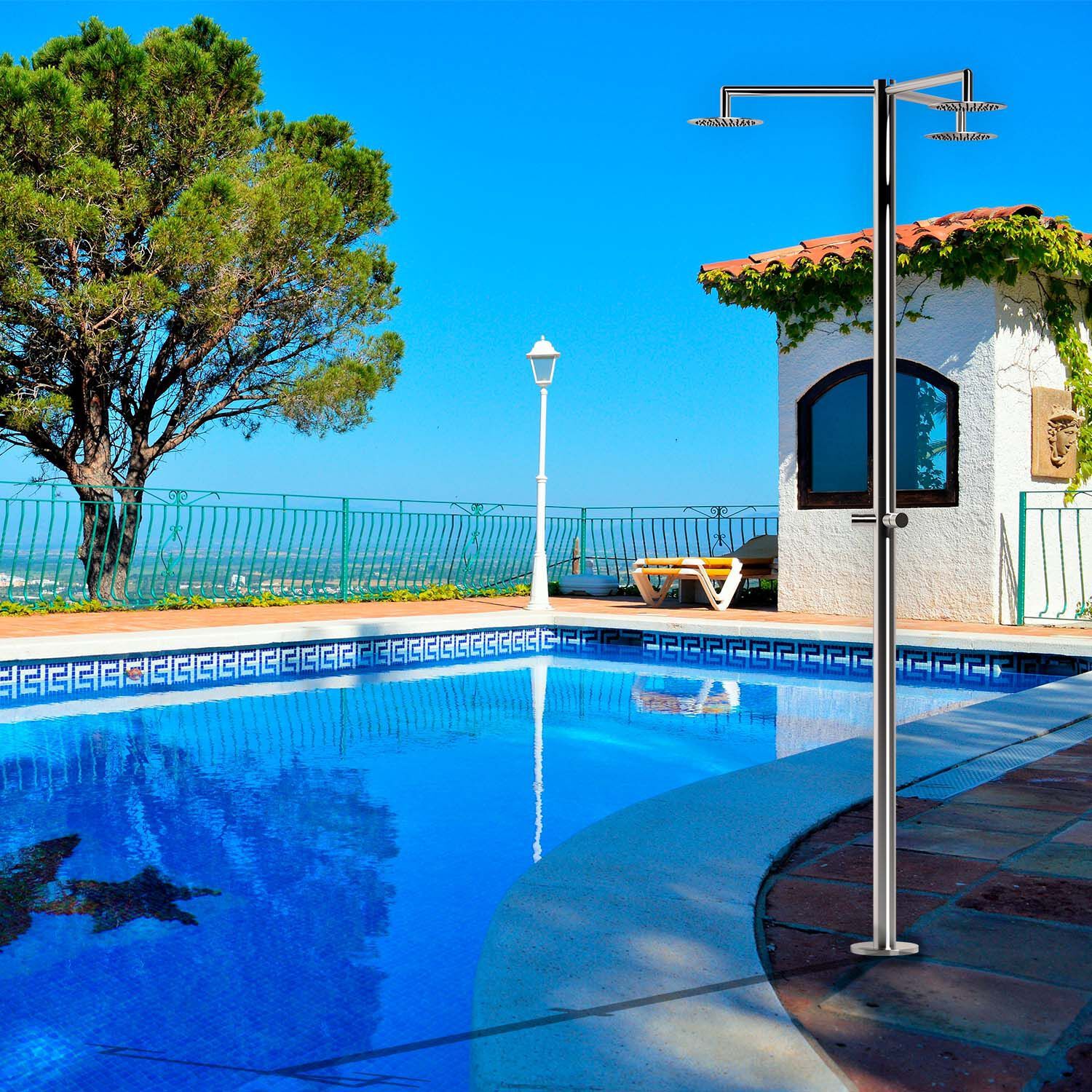 Открытый душ из нержавеющей стали SINED CERBERO 3T ARCH-00096288 - Вид №1