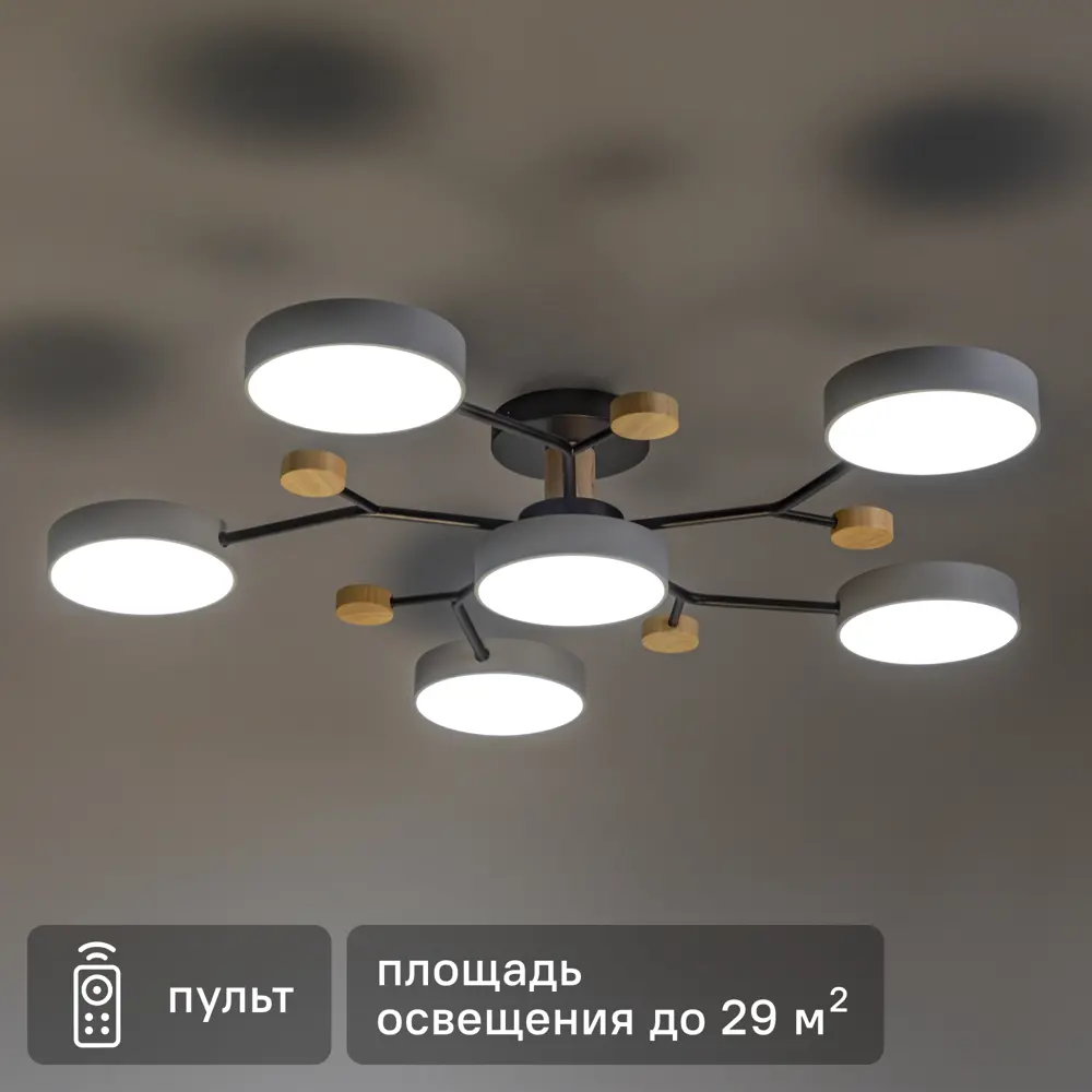 Люстра Ritter Scandia с дистанционным управлением и регулируемой подсветкой 89195496 STLM-0079700