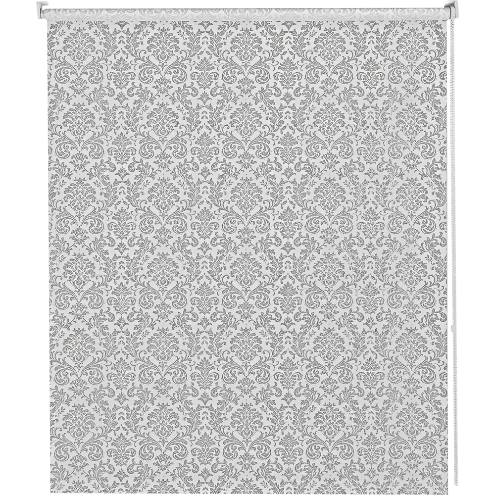 Штора рулонная Legrand Дамаск 80x175 см цвет серый 86542176 STLM-2029259 DOMLEGRAND