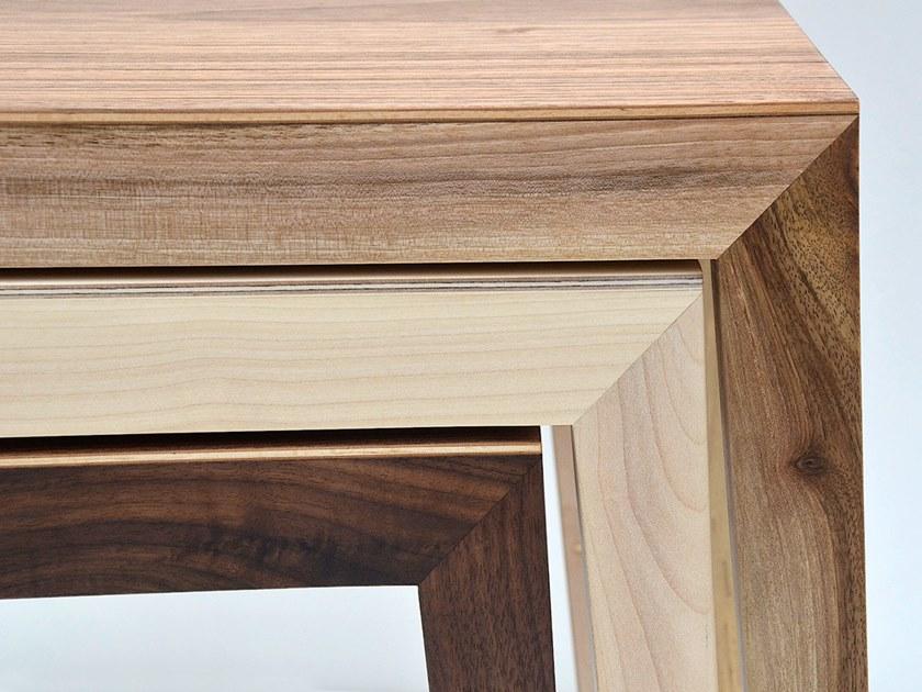 sixay furniture Низкий штабелируемый журнальный столик из массива дерева Theo sun-id-1468405 - Вид №4