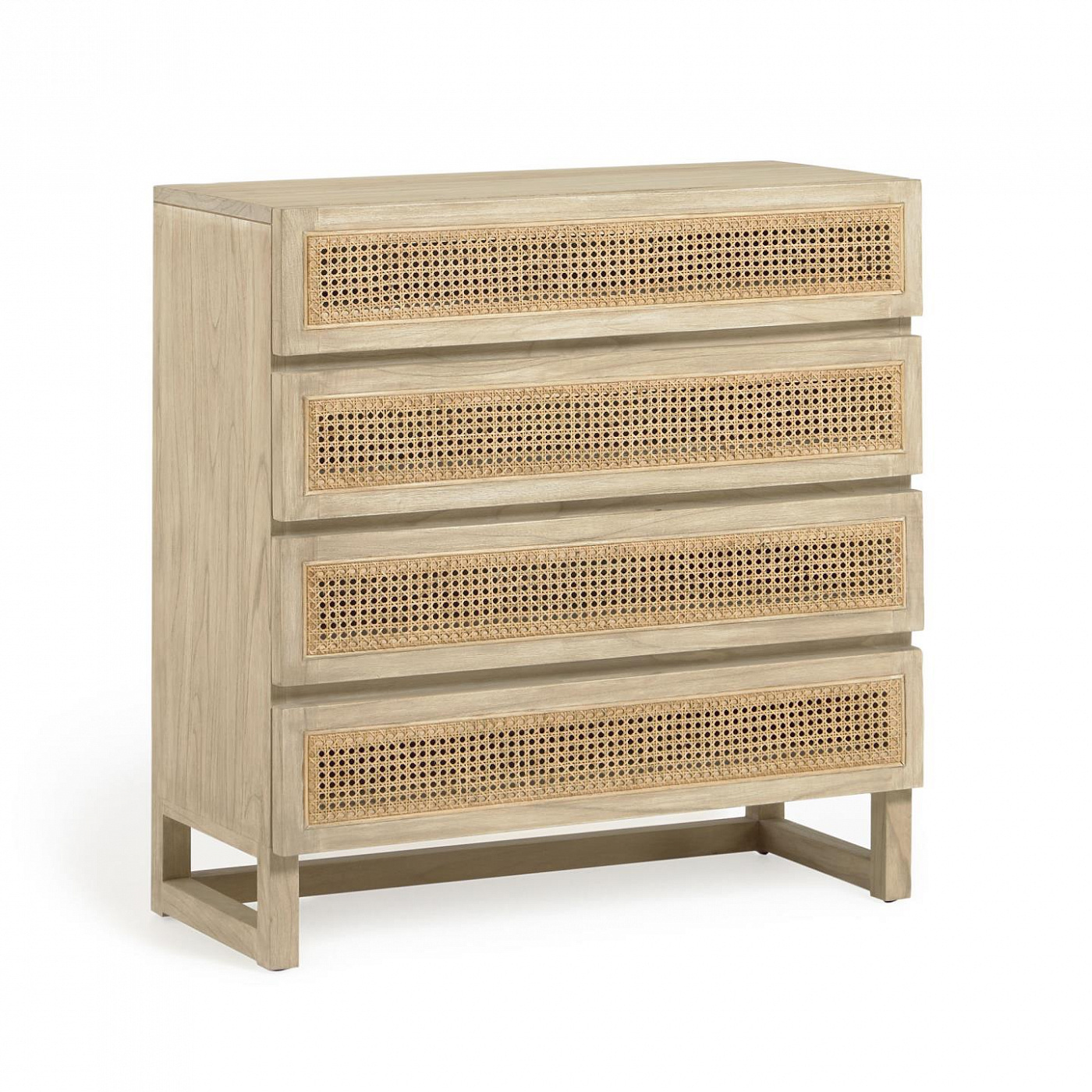 101652 Комод из дерева минди и ротанга 90 x 92 cm La Forma Rexit  - Вид №1