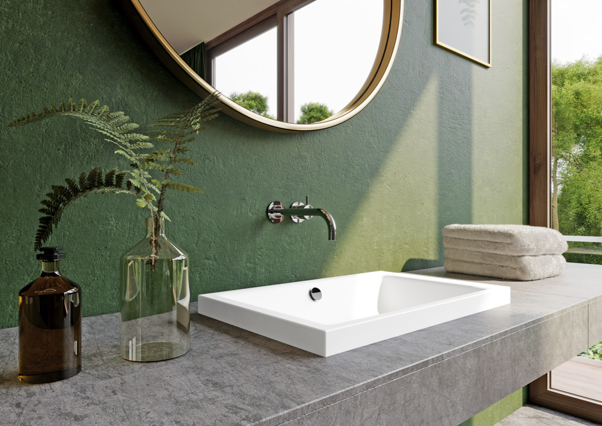 Умывальник KALDEWEI Сталь эмалированная 3173 282 холодный серый 90 31733083282 - Вид №4