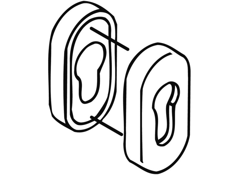 316XAH розетка для ключей HEWI System 111 | Edelstahl  - Вид №2