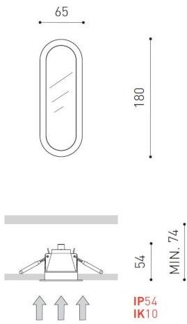 Arkoslight Встраиваемый потолочный светильник Olympia sun-id-1408184 - Вид №15