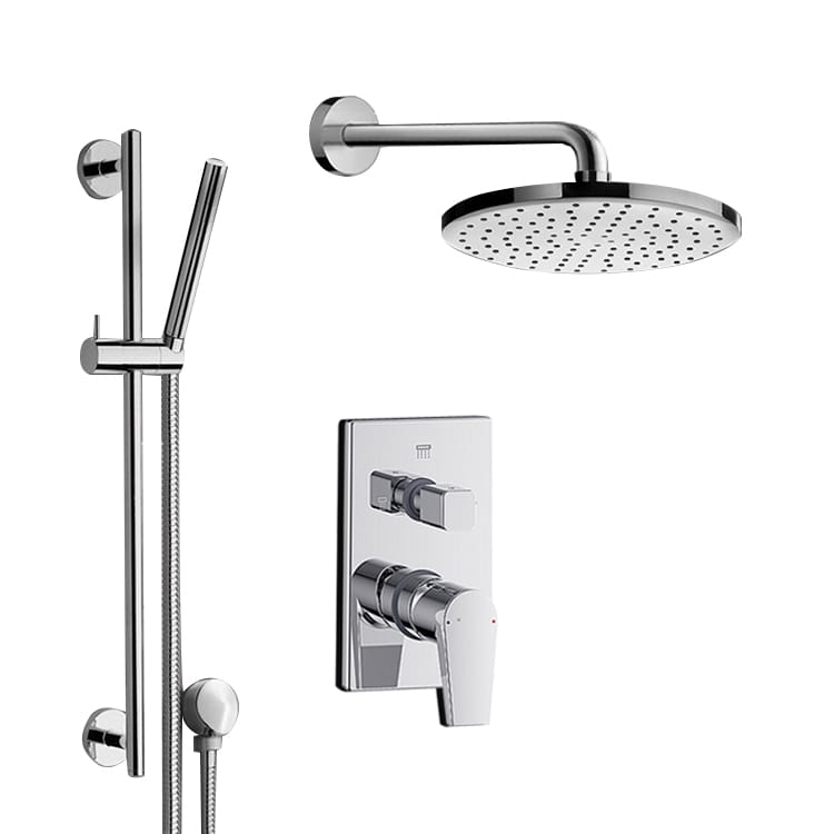 Набор для душа из латуни с душем Fontana Showers FS1518BR ARCH-00128893 - Вид №1