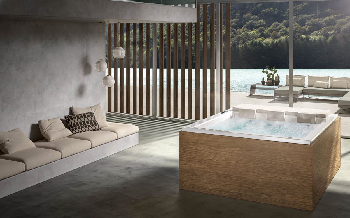 Прямоугольный мини-бассейн с гидромассажем на 6 мест Albatros Soreha ARCH-00088996 - Вид №1