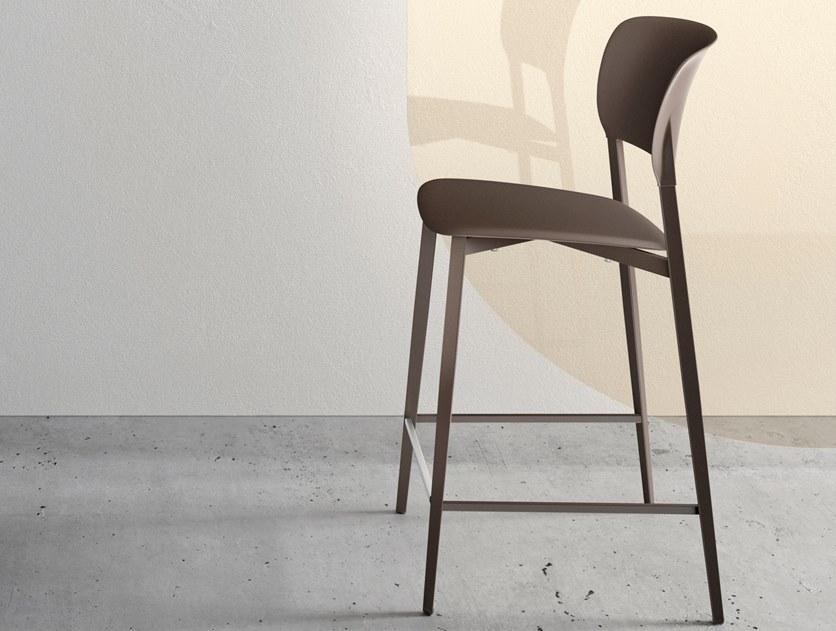 Desalto Табурет высокий полипропиленовый со спинкой Ply 729 - Вид №2