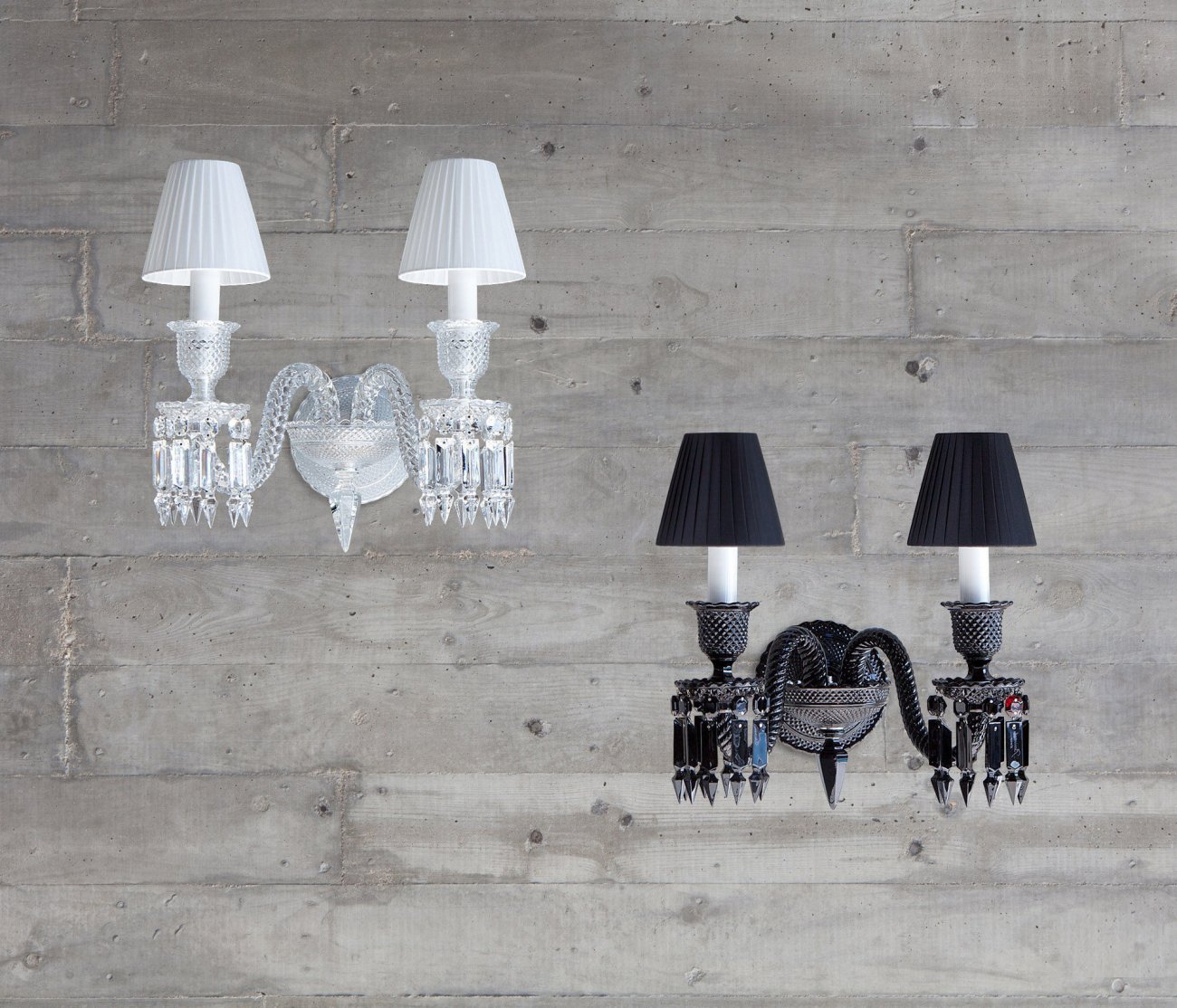 Бра Baccarat 2 black от Delight Collection DELIGHT COLLECTION  245982 Прозрачный;черный  - Вид №1