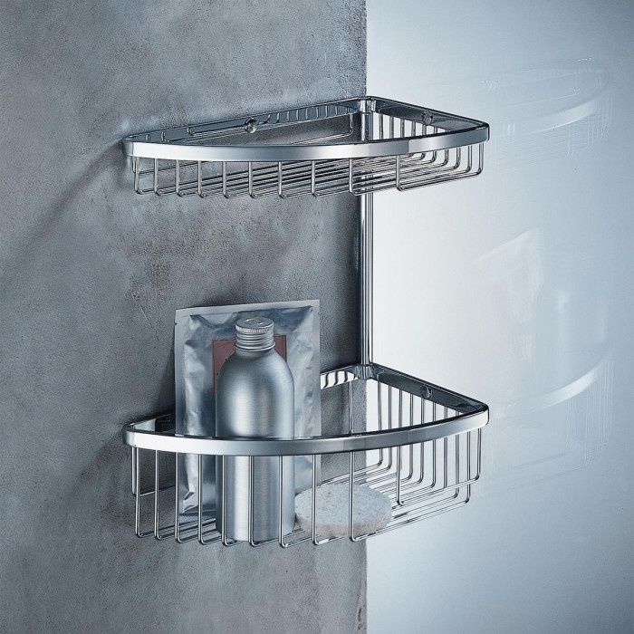 B9612 Полочка-решётка угловая двухъярусная 245x150 COLOMBO Angolari Colombo Design - Вид №1