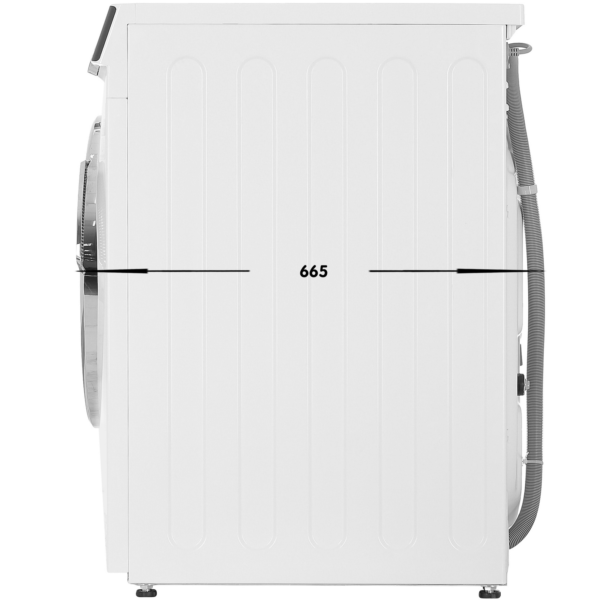 5407384 Стиральная машина DEXP WM-F1214DMA/WBSI белый STDN-0130173 - Вид №3