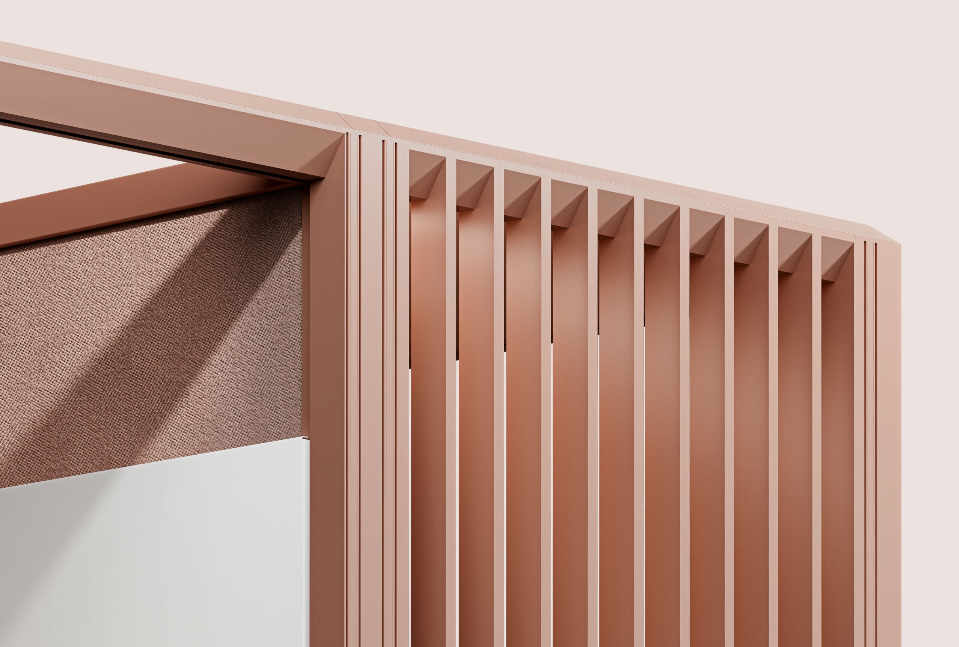 Модульный офисный остров из алюминия и стекла Mute Modular ARCH-00124743 - Вид №2