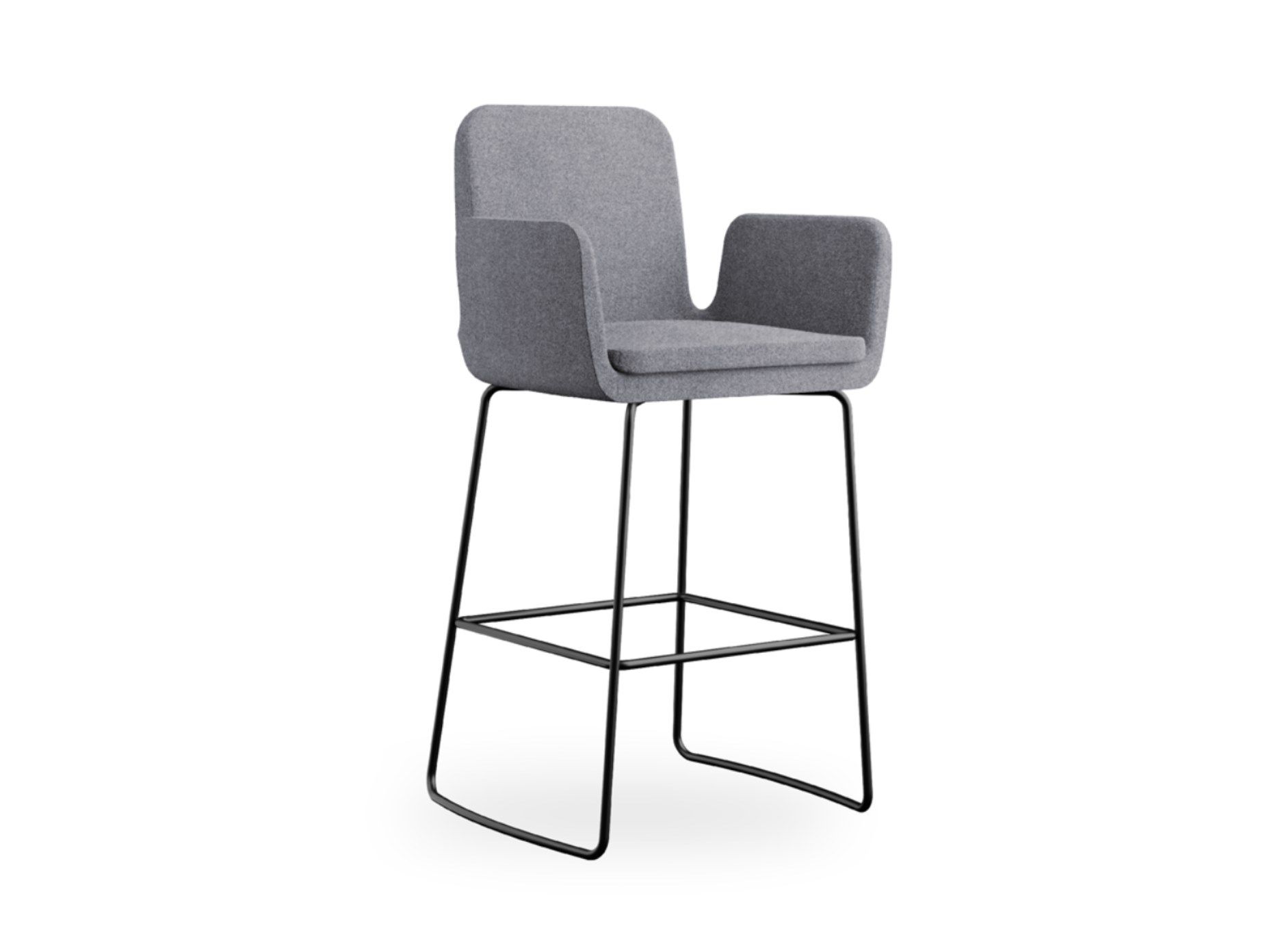 Тканевый табурет с подлокотниками ROSSIN Sofie ARCH-00097748 - Вид №1