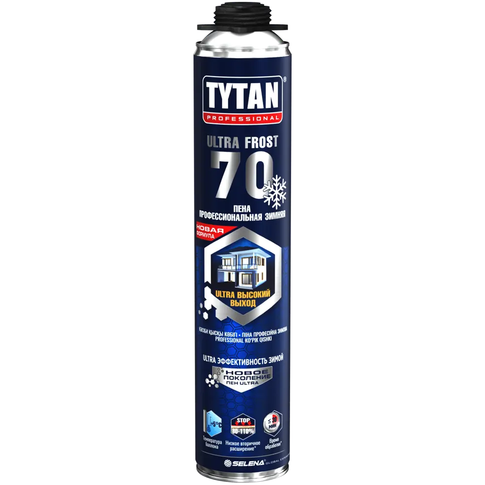 Пена монтажная пистолетная Tytan Ultra Frost 70 зимняя 870 мл STLM-2046700