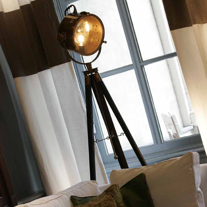 Торшер 103275 от Eichholtz EICHHOLTZ ПРОЖЕКТОР, ЭЛИТНЫЕ 246367 Хром;черный  - Вид №1