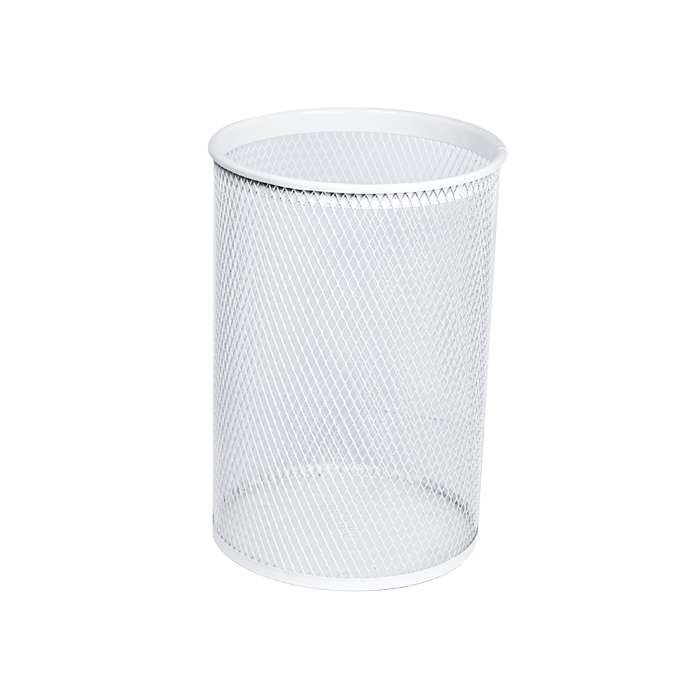 85960 Kруглoe мусорное ведро, белый цвет​ SANELA 