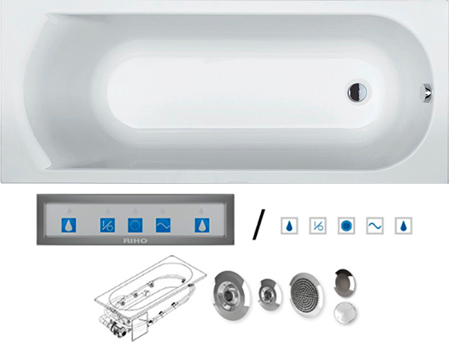 BB5800500000000_pro6 Ванна Riho Miami Santreyd - Вид №1