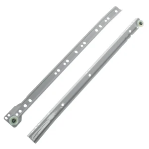 Направляющие роликовые DS 03W.1 450 мм, металл/пластик, цвет белый 14238175 STLM-2194319