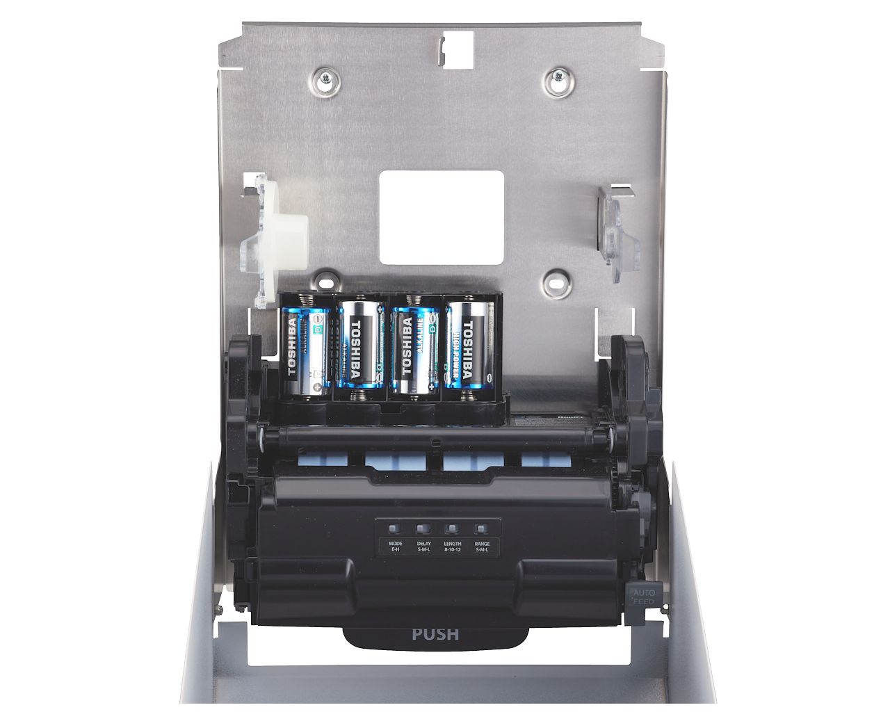 CSB503 Автоматический бесконтактный диспенсер для бумажных полотенец в рулонах STELLA WHITE LINE AUTOMATIC MAXI, белый Merida  - Вид №4