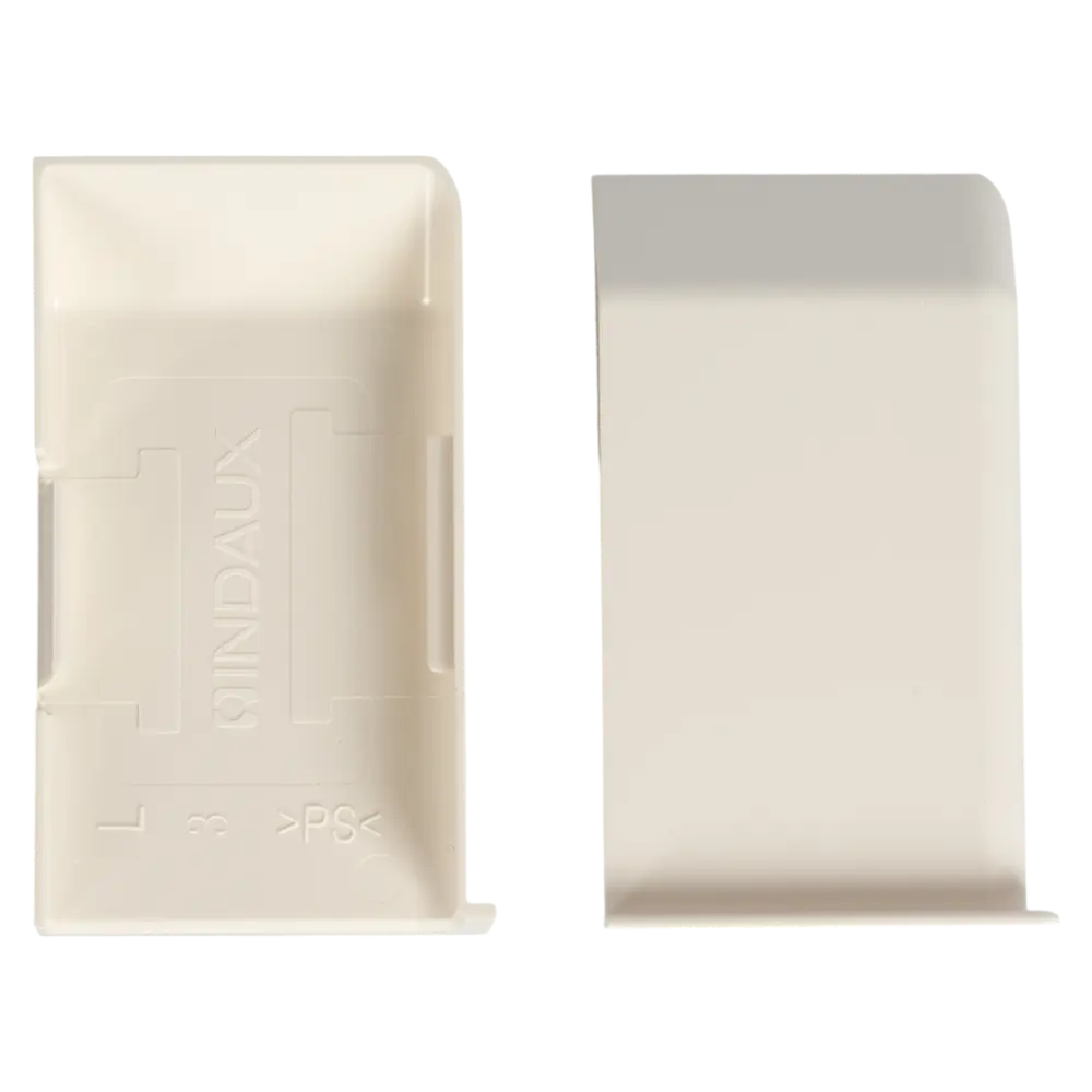 INDAUX Декоративные крышки для навесов 43x13x72 мм белые (2 шт) 89402304 STLM-1565704 - Вид №1