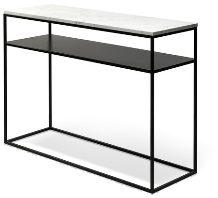 Ethnicraft Прямоугольная консоль из каррарского мрамора Anders 60072 - Вид №1