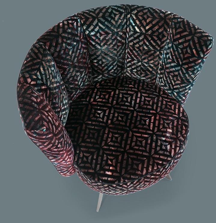 Borzalino Кресло из ткани Diva sun-id-1514358 - Вид №4