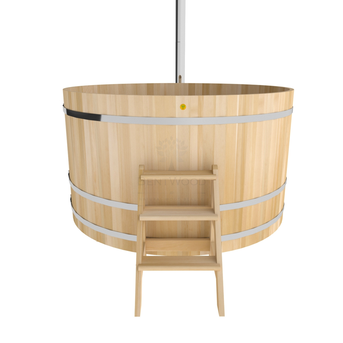 1620 Фурако из кедра D=2.1 с наружной печкой. Высота 1,2м. Исполнение "Премиум". Alyarus  - Вид №2