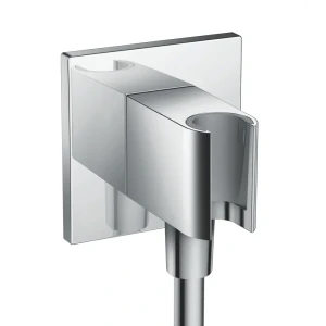 Подключение для шланга душевого Hansgrohe Fixfit Square с держателем цвет хром