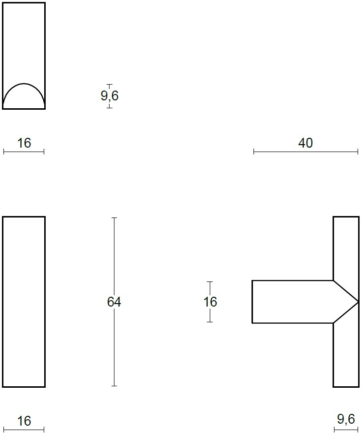 Formani Стальная ручка Arc sun-id-1423057 - Вид №2