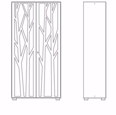 Dieffebi Офисный шкаф с звукопоглощающими дверцами Primo acoustic sun-id-1491312 - Вид №8