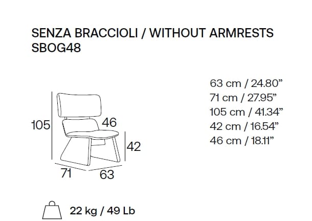 Кресло из пенополиуретана Adrenalina Nubia ARCH-00022997 - Вид №6