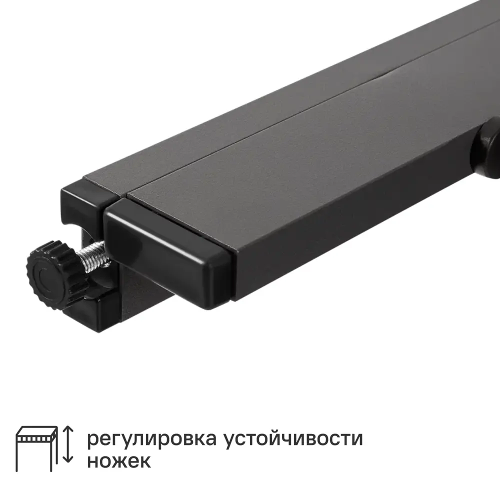 Садовый стол нераздвижной BEGINIA Lyra 160x80 см алюминий серый 89435608 STLM-2001703 - Вид №5