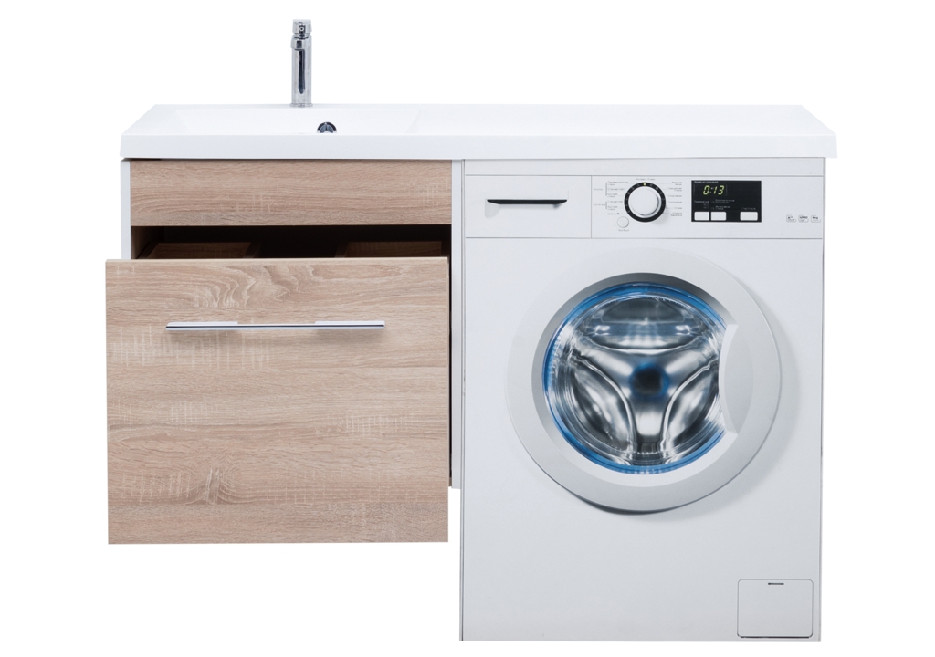 Тумба с раковиной Aquanet Августа 120 L дуб сонома 0021002700239565 - Вид №13