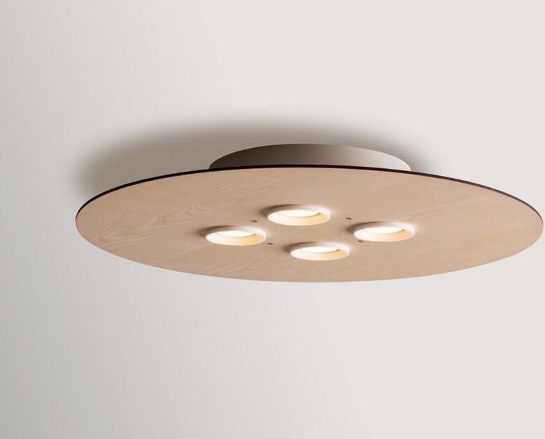 Milan Iluminacion Точечный светильник круглой формы из ясеня  6711  - Вид №1