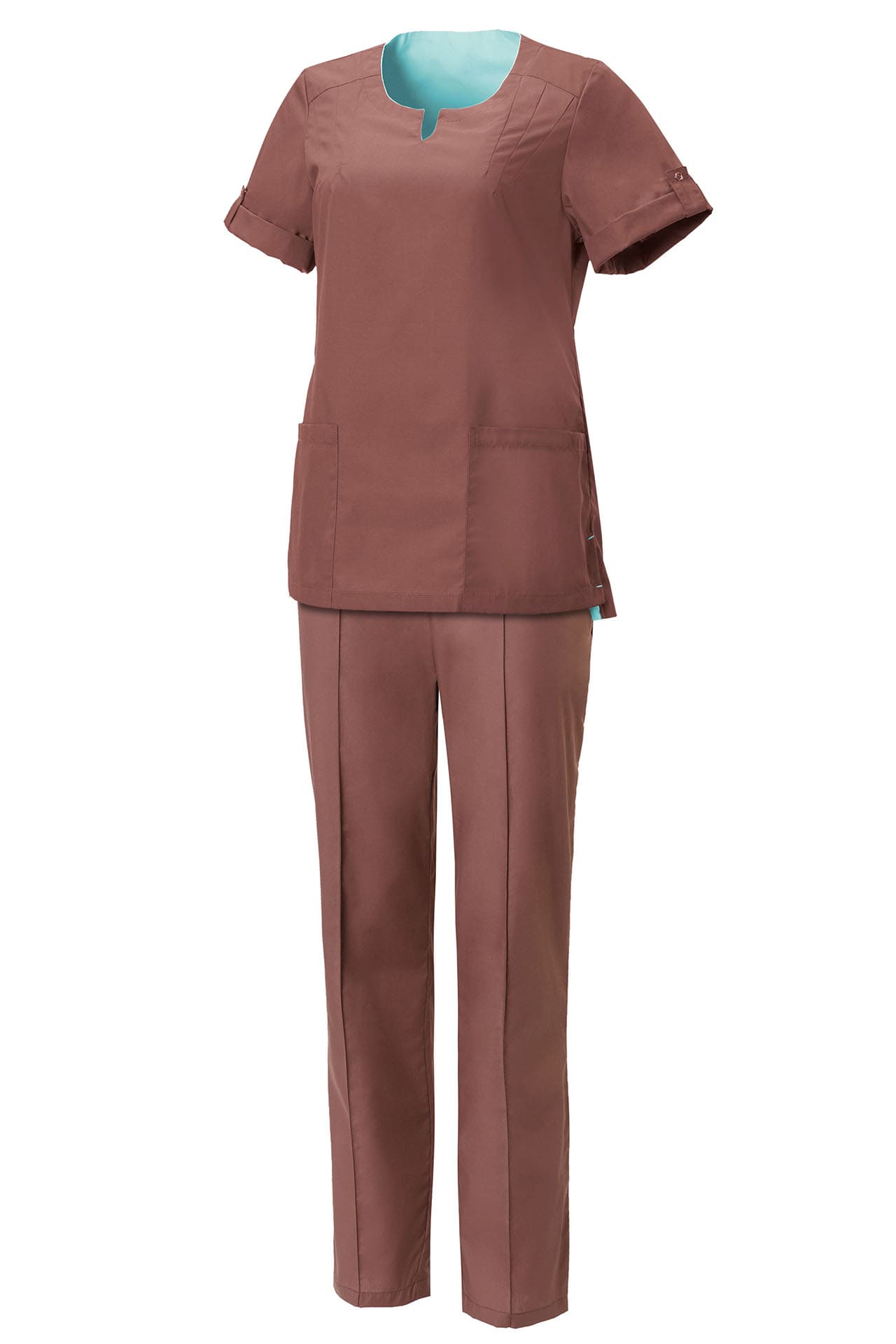 5043394 Костюм женский шоколадный GVENN  Медицинская одежда  размер 60-62/158-164 