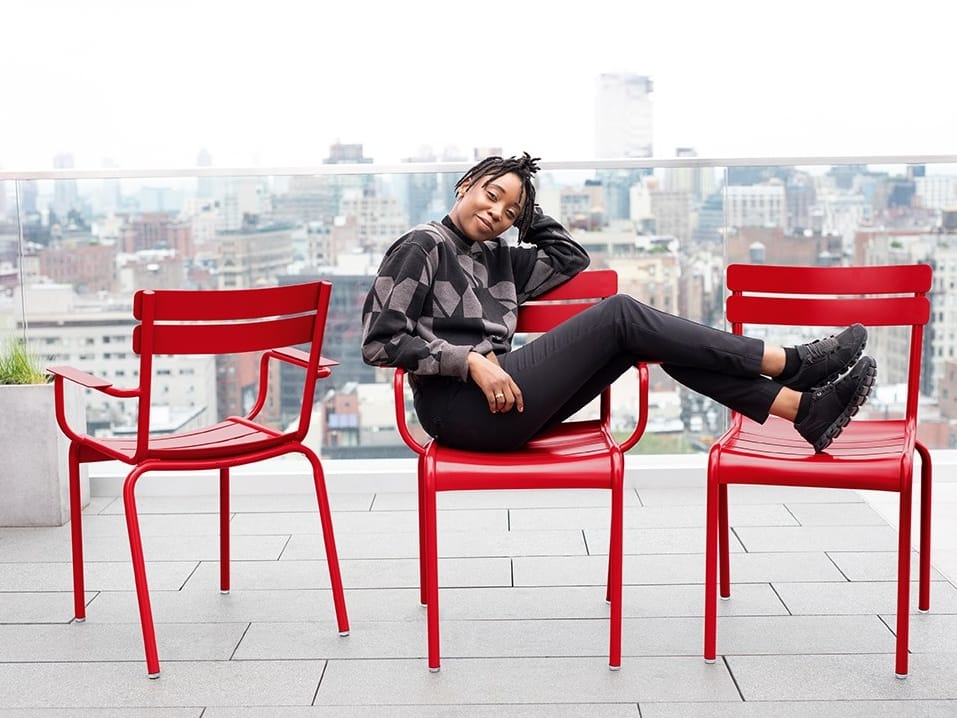 Алюминиевый штабелируемый садовый стул с подлокотниками Fermob Luxembourg ARCH-00123165 - Вид №5