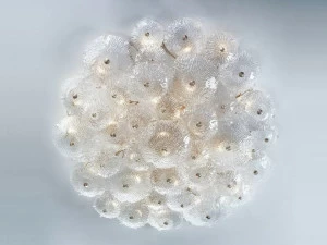 Serip Бронзовый потолочный светильник ручной работы Nenufar Pl380/28