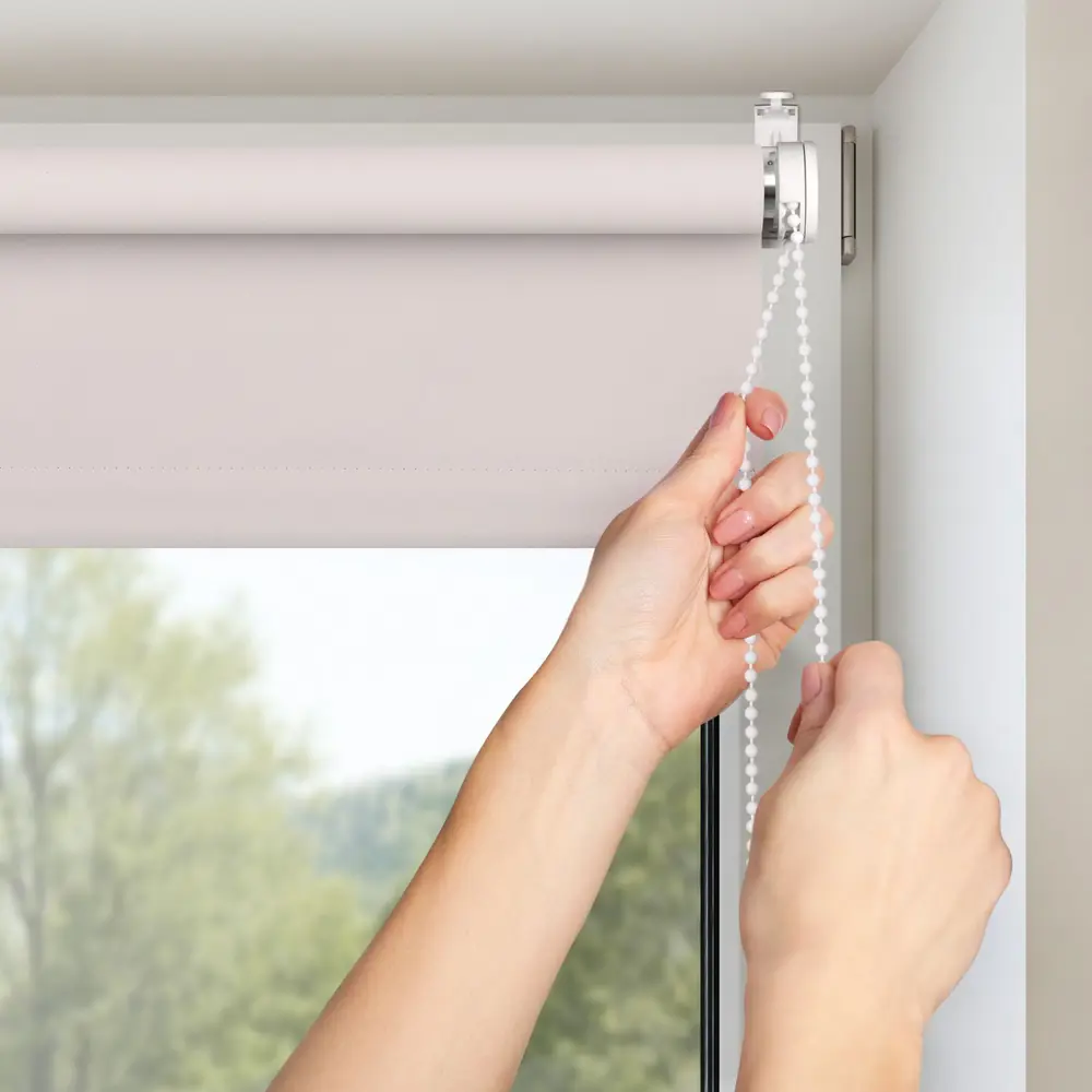 Штора рулонная блэкаут 40x160 см светло-серая PRAKTO BLACKOUT STLM-2140412 - Вид №5