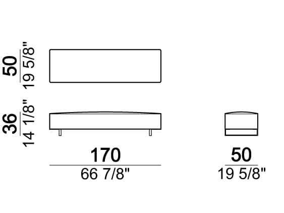 Секционный диван из ткани Arketipo ARCH-00144959 - Вид №17