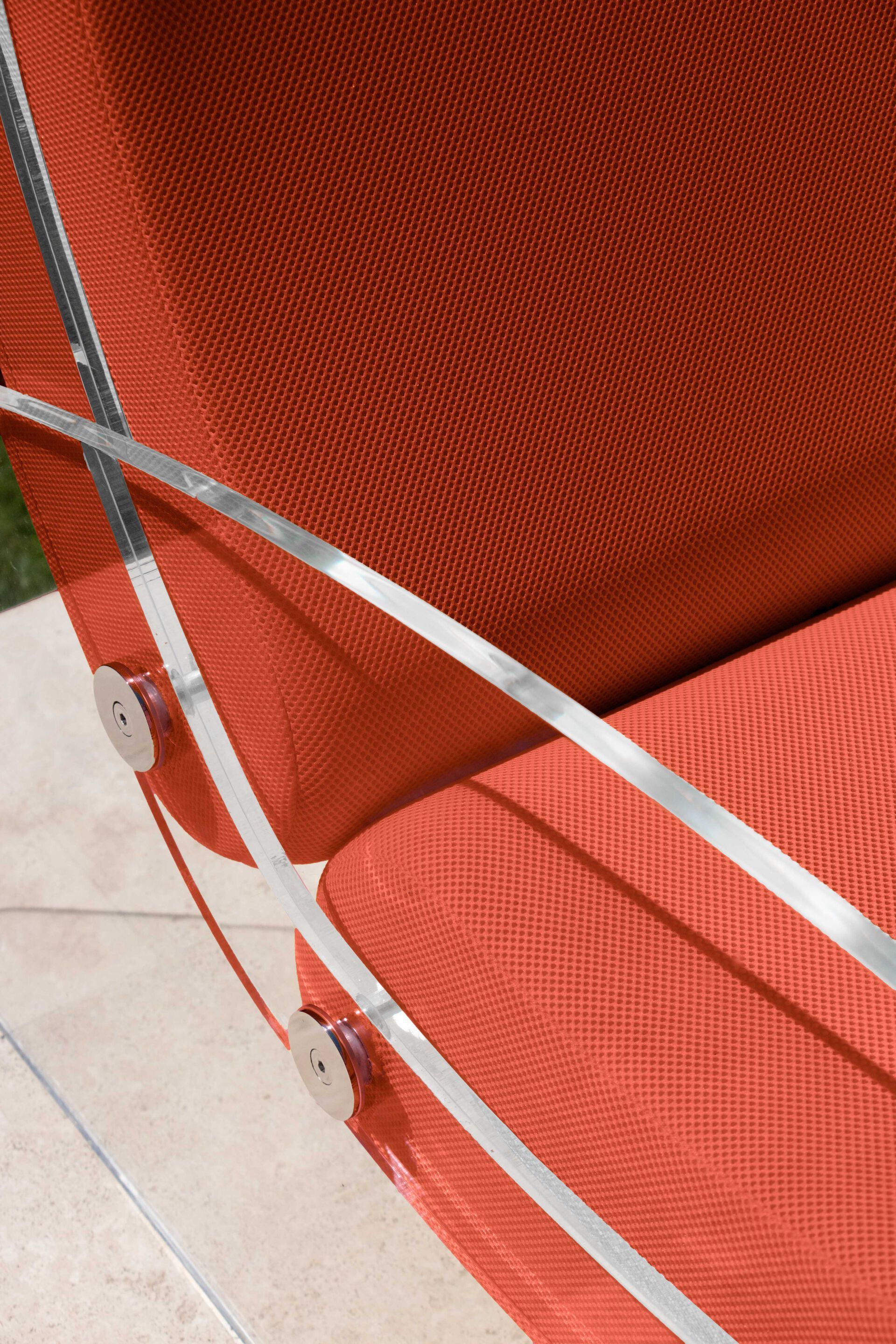 Кресло из ПММА и ткани с подлокотниками KUUMO MW03 ARCH-00104469 - Вид №6