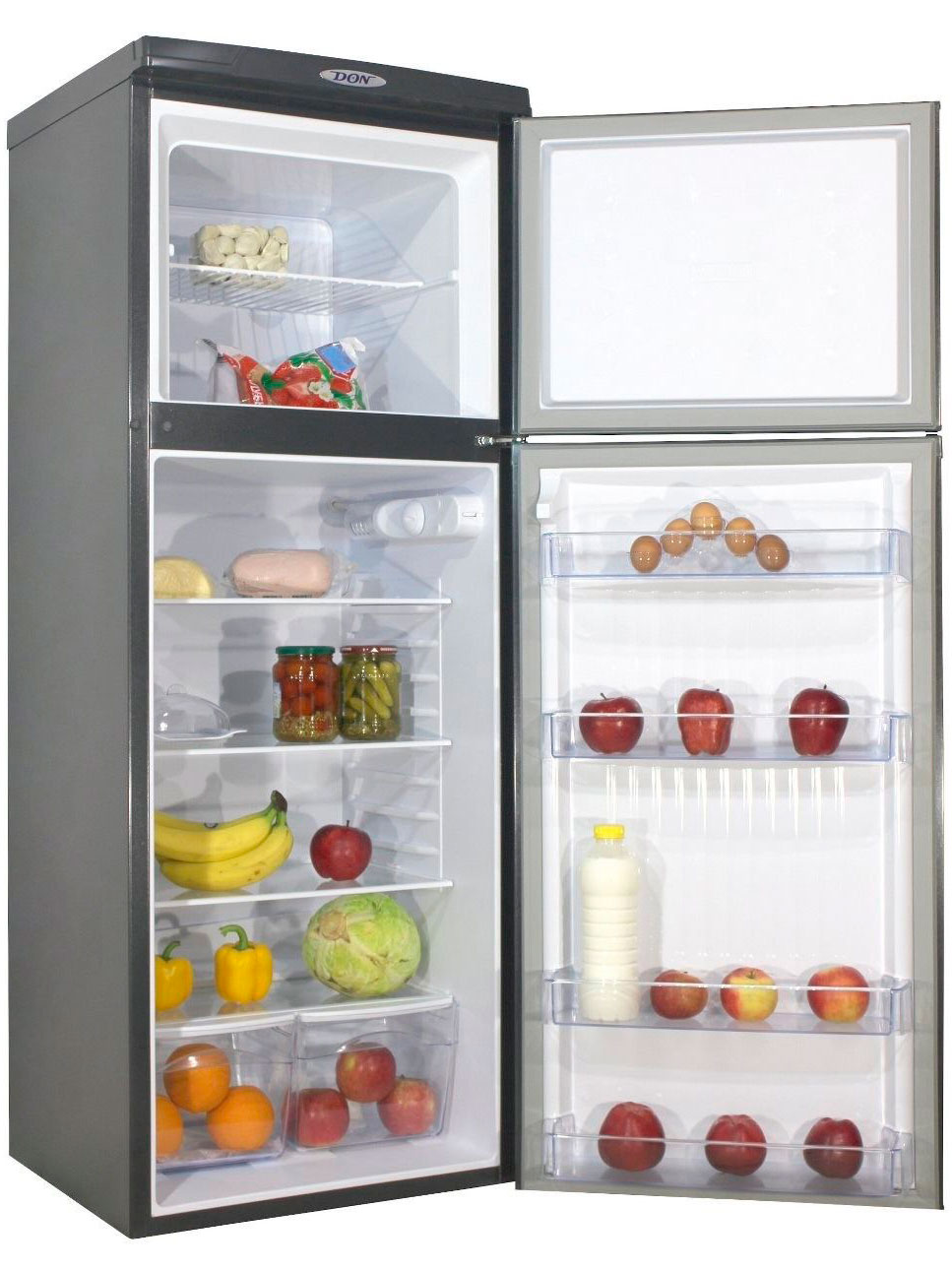 1229528 Холодильник с морозильником   DON R-226 G черный STDN-0098305 - Вид №1