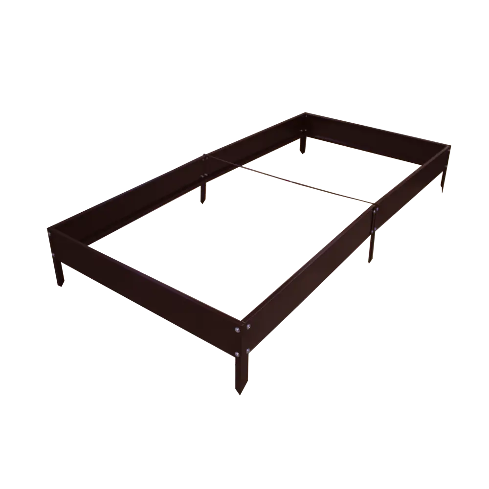 Грядка оцинкованная 70x200 см цвет коричневый 85096870 STLM-2104283 Santreyd 